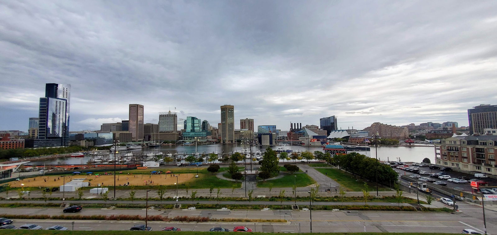 Baltimore, Maryland skyline at the Inner Harbor