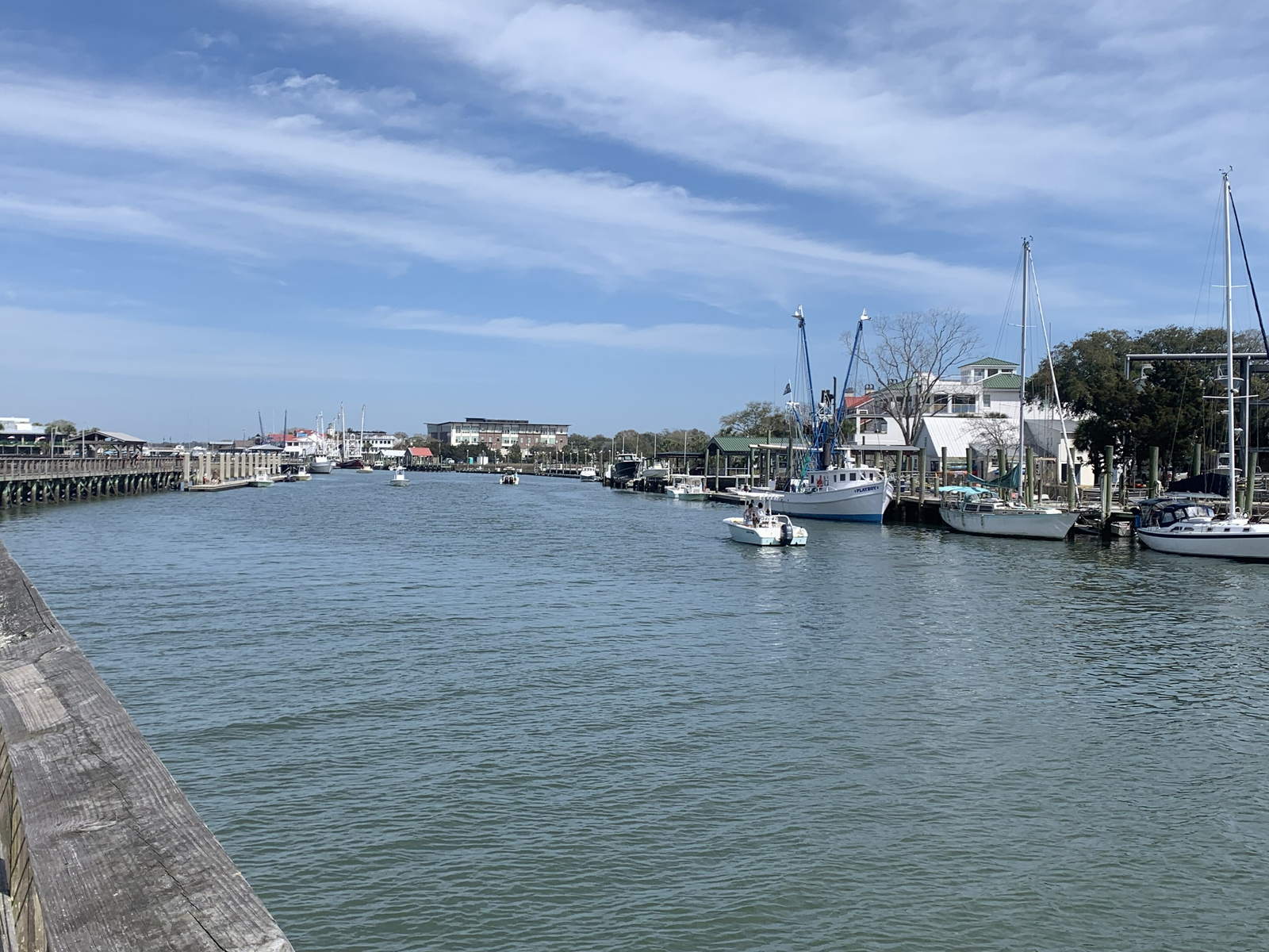 Shem Creek in Mount Pleasant, South Carolina