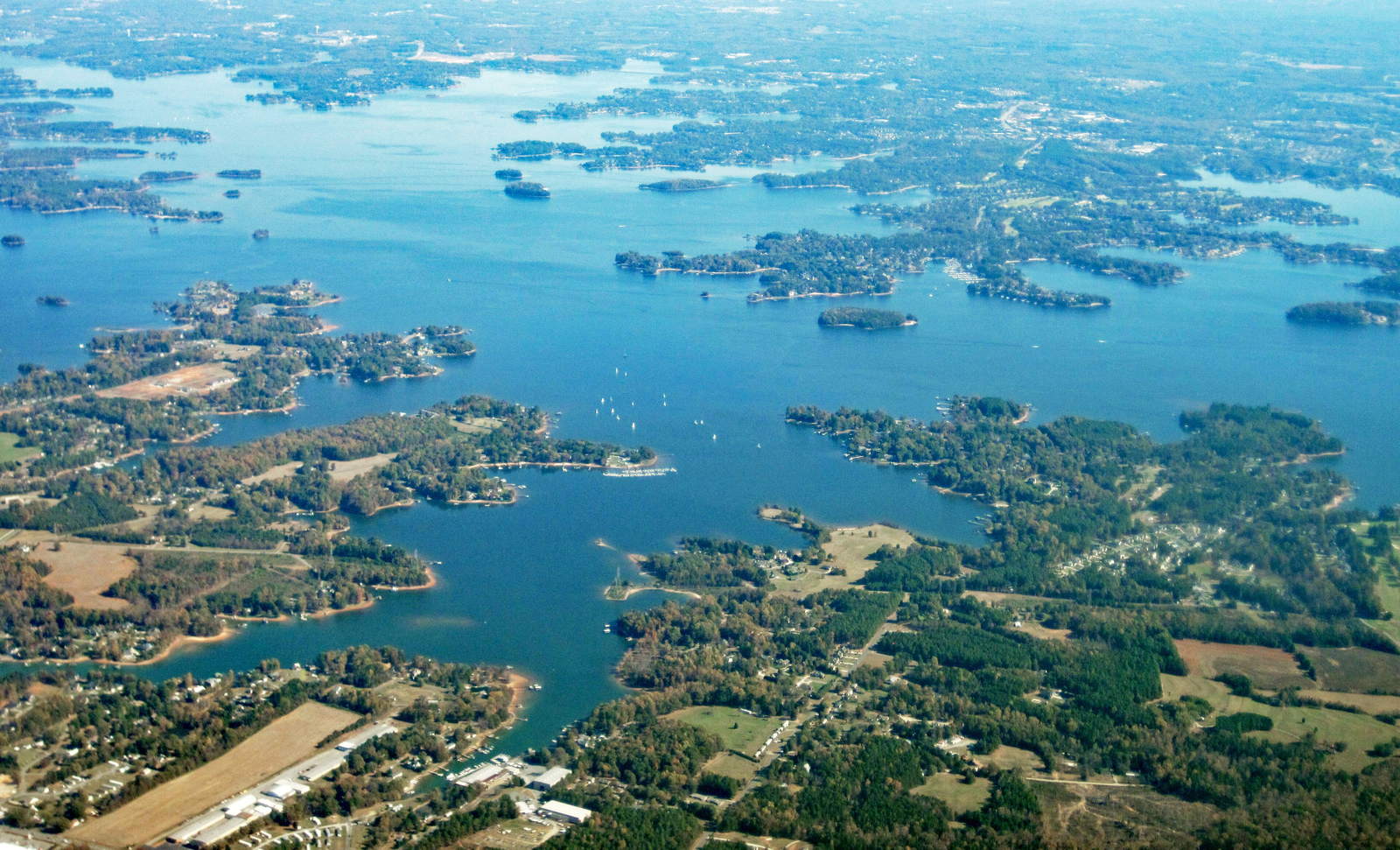 Lake Norman, north of Charlotte