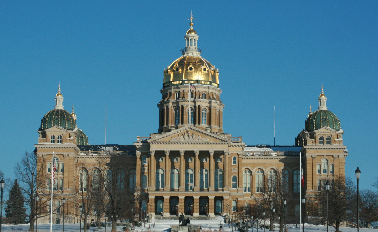 The Iowa State Capitol in Des Moines