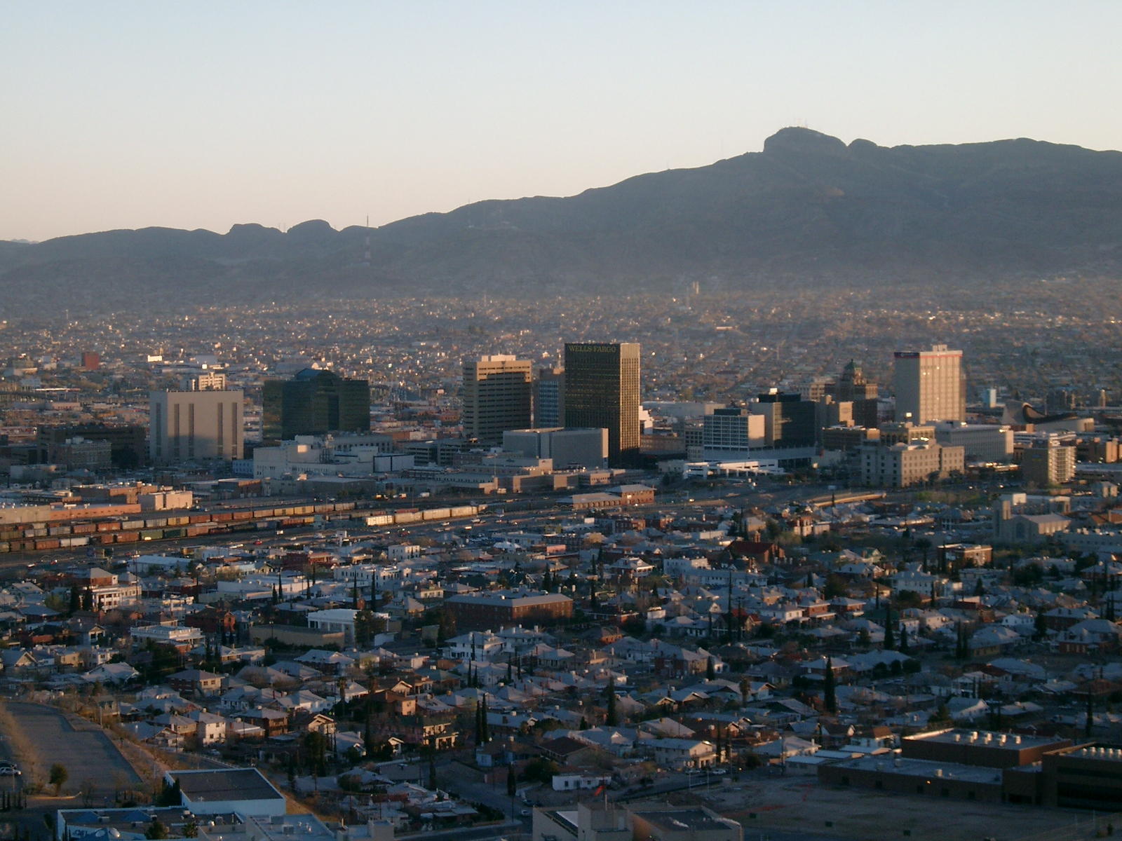 The view over El Paso from Scenic Drive