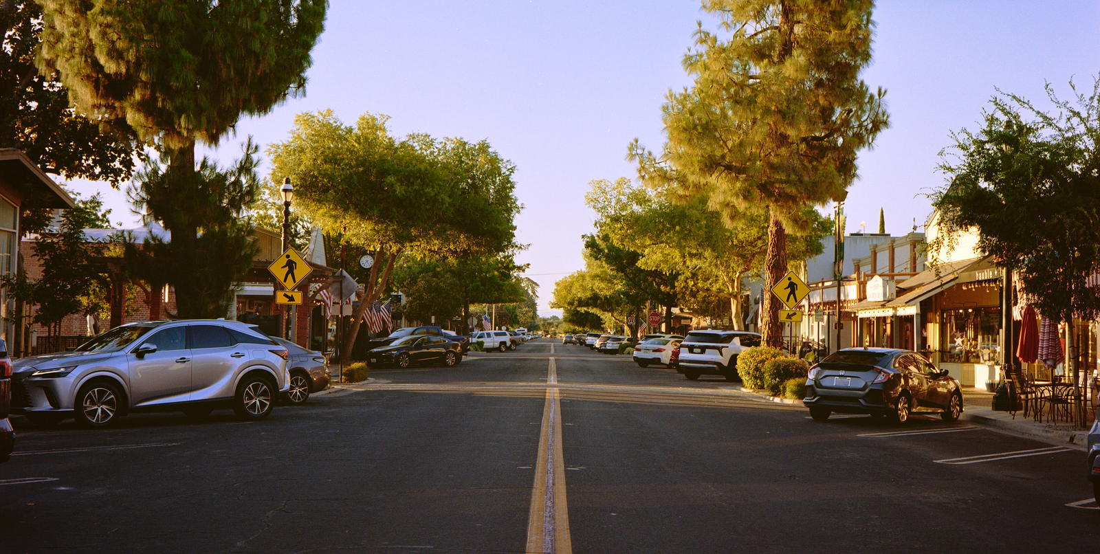 Old Town Clovis, California, northeast of Fresno