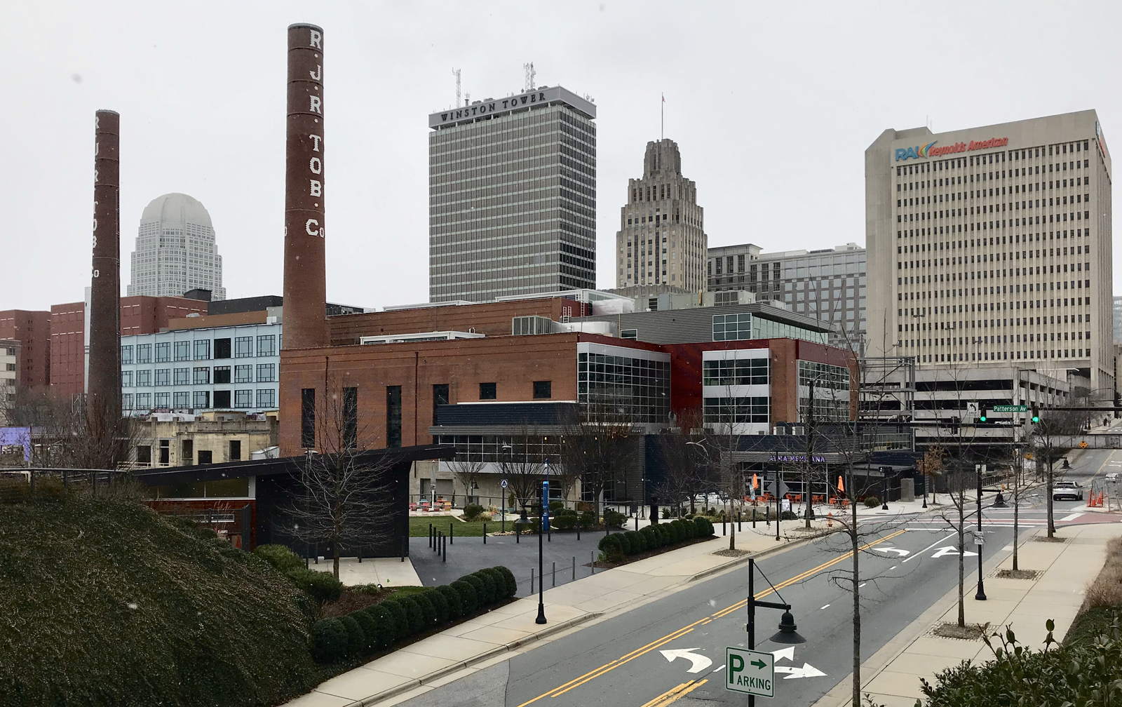 Downtown Winston-Salem, North Carolina, in the western Triad