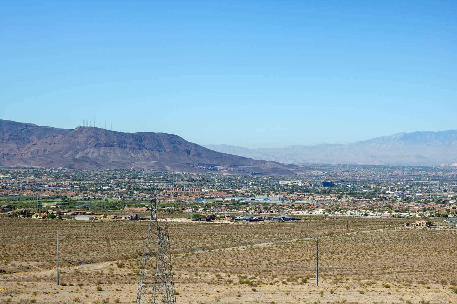 Red Rock Canyon on the west edge of Las Vegas near Summerlin
