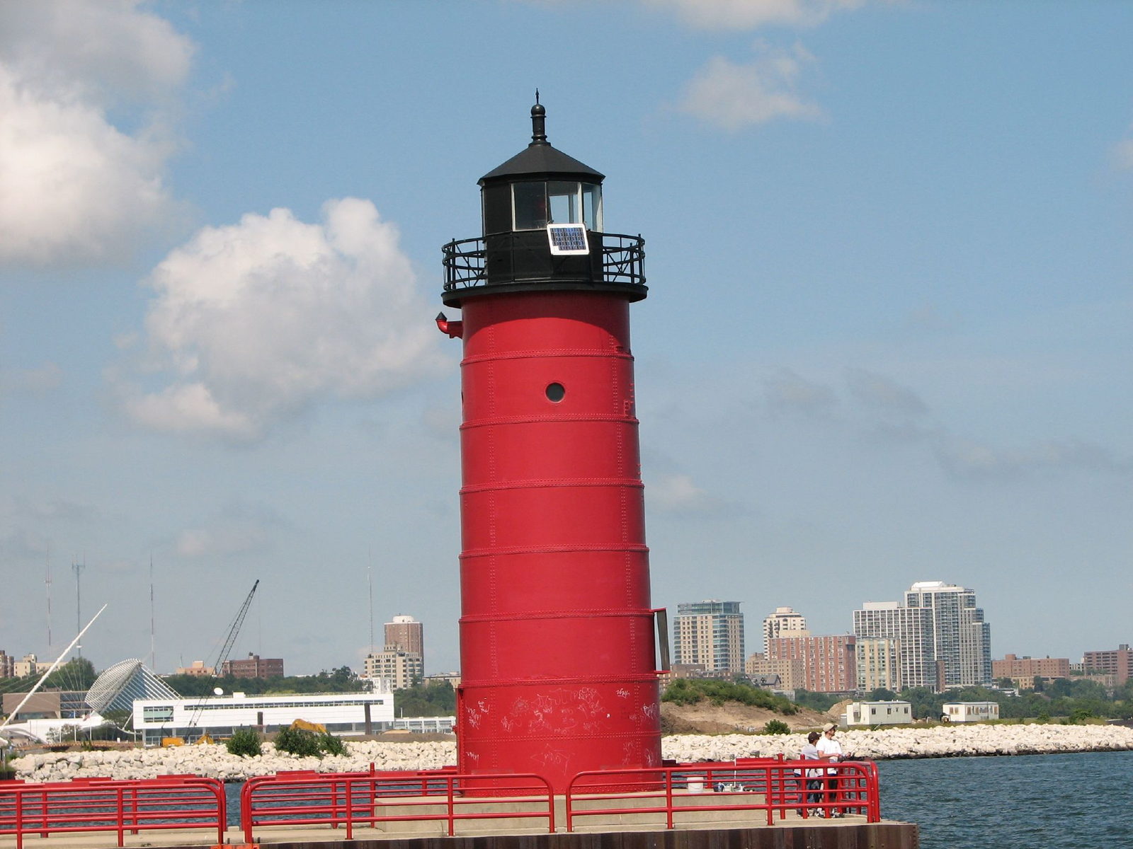 Milwaukee, Wisconsin skyline from Lake Michigan