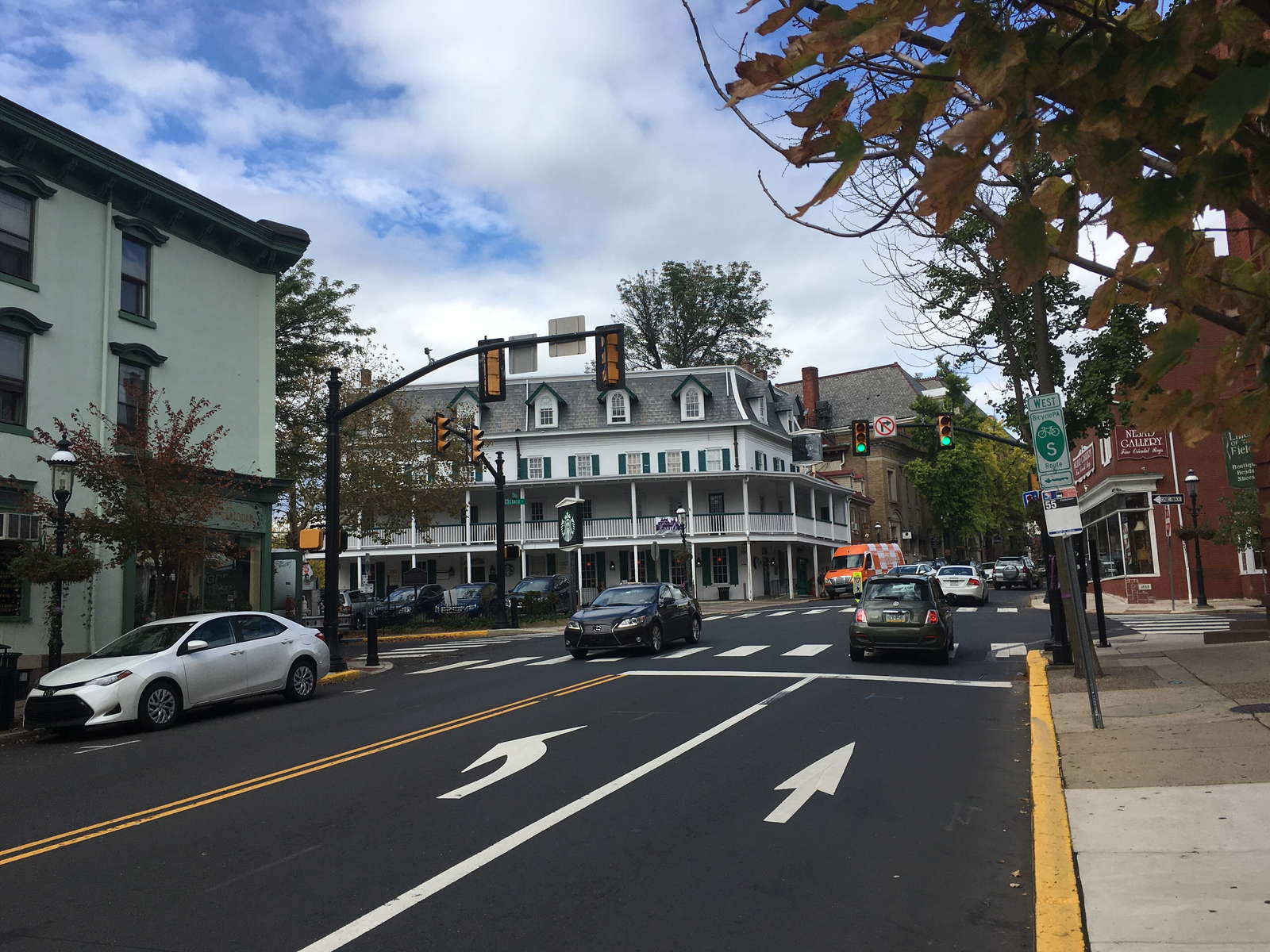 Downtown West Chester, Pennsylvania, in Chester County