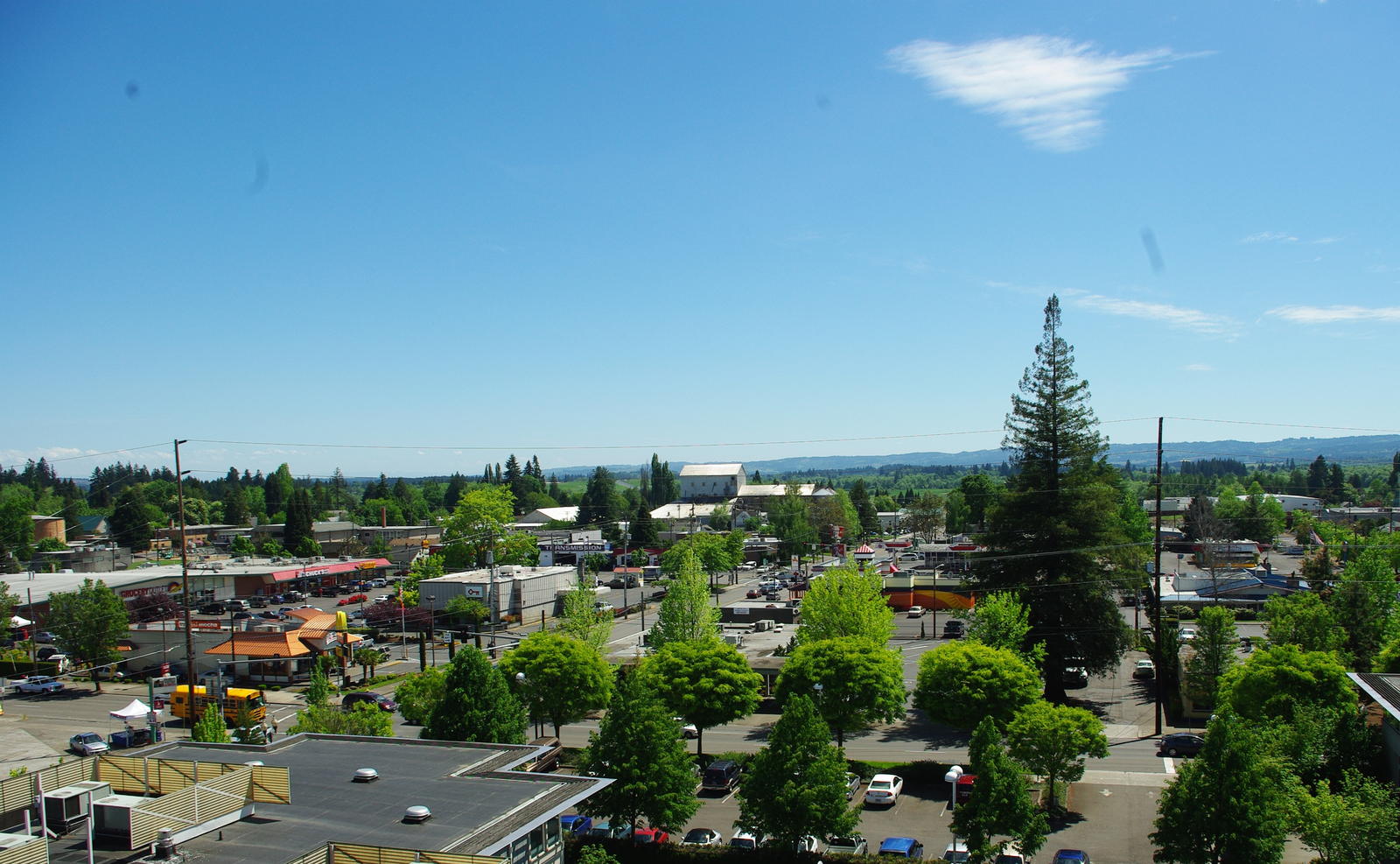 The Vancouver, Washington waterfront across the Columbia from Portland