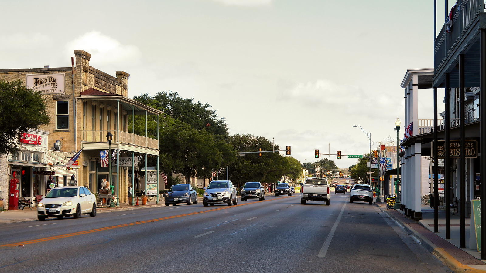 Downtown New Braunfels, Texas, on the I-35 corridor