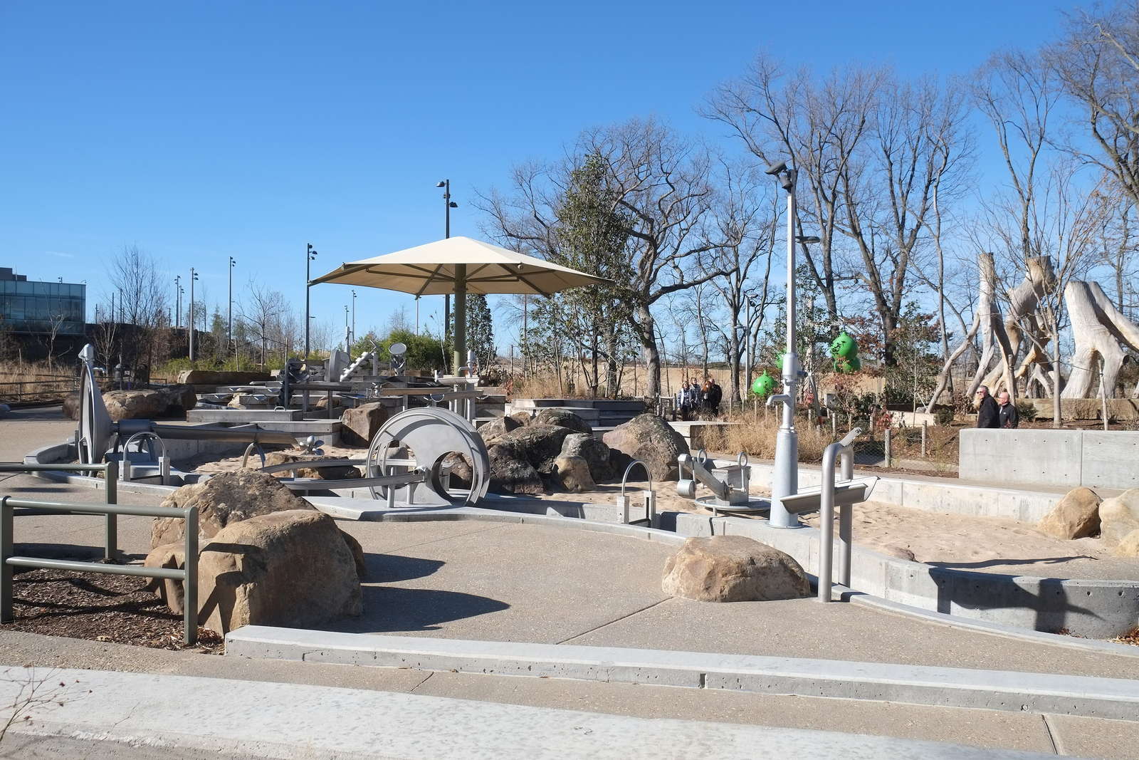 Gathering Place park on the Arkansas River in Tulsa