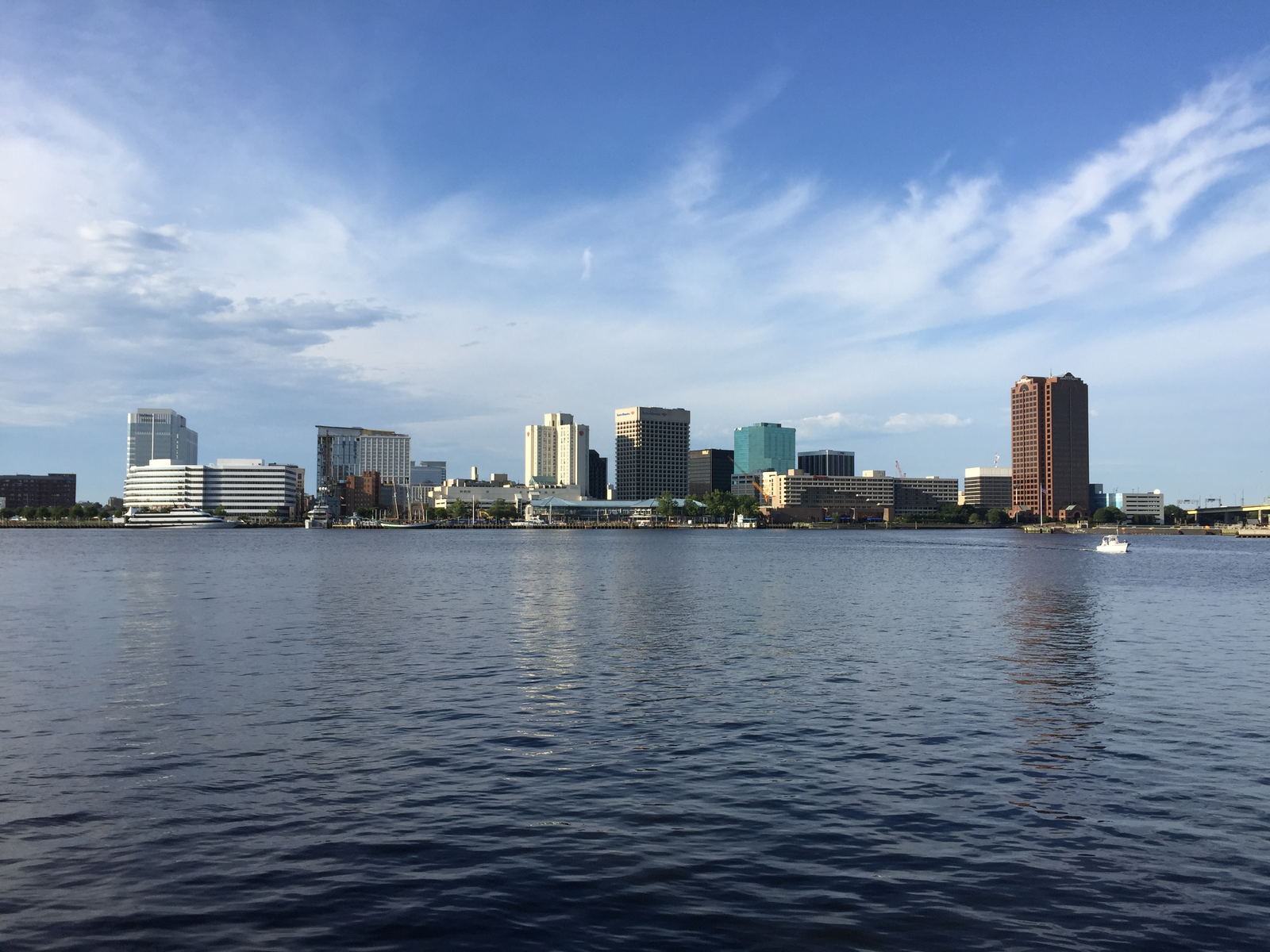Downtown Norfolk, Virginia, on the Elizabeth River