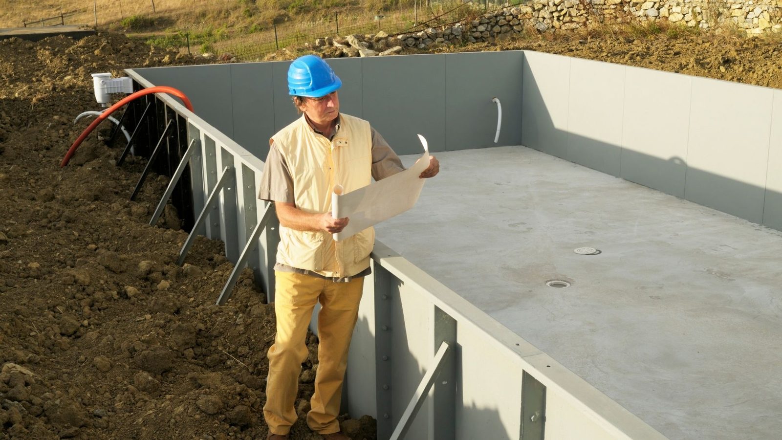 Pool construction
