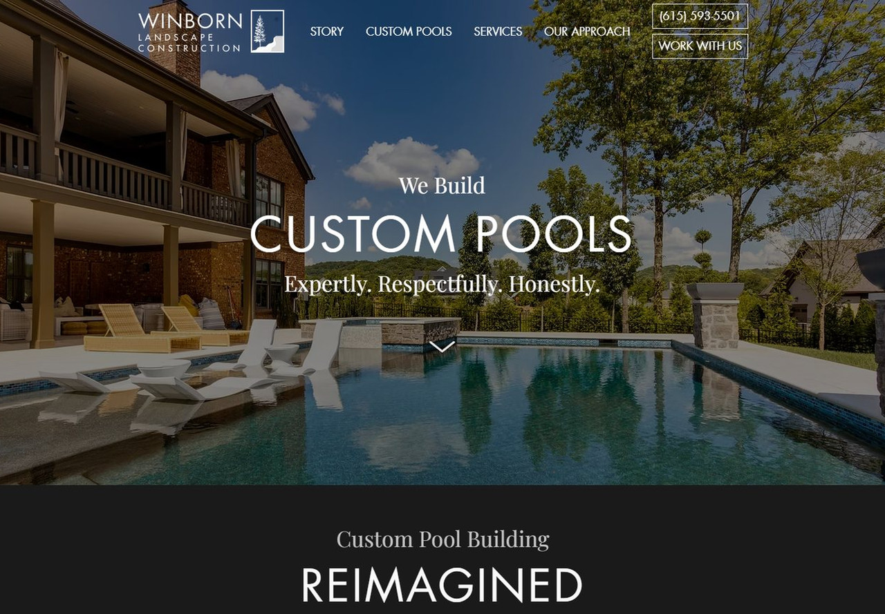 Winborn Landscape website